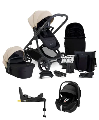 ICandy Orange4 Pushchair Bundle with Pebble 360 Pro2 Car Seat & Base – Latte