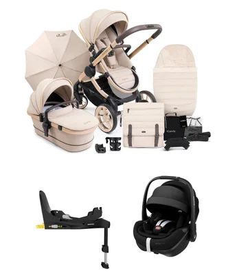 ICandy Peach 7 Complete Pushchair Bundle with Pebble 360 Pro2 Car Seat & Base – Biscotti