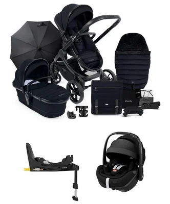 ICandy Peach 7 Complete Pushchair Bundle with Pebble 360 Pro2 Car Seat & Base – Black