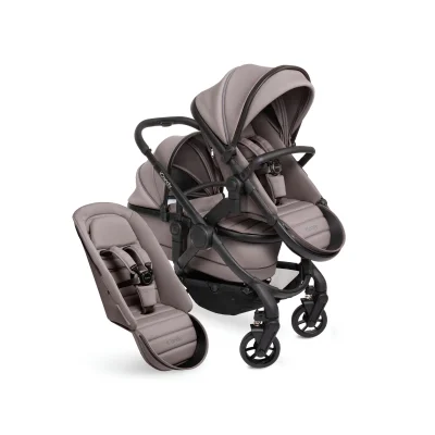 iCandy Peach 7 Double Pushchair Bundle - Porcini