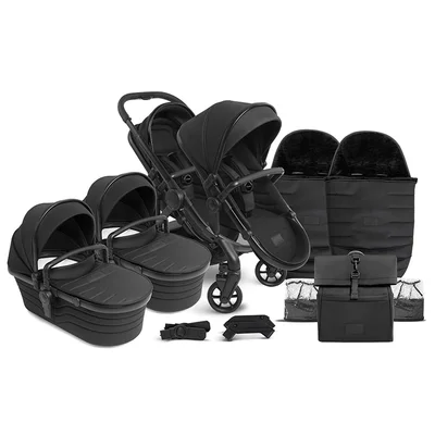 iCandy Peach 7 Studio Twin Pushchair - Black