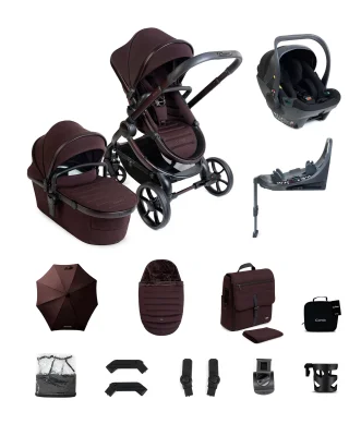 iCandy Peach 8 Complete Bundle with Cocoon 360 Car Seat - Peacan