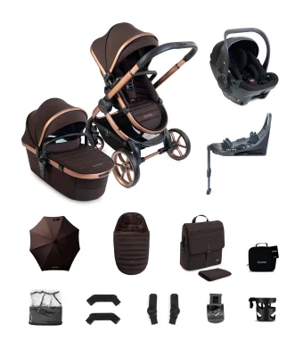 iCandy Peach 8 Complete Bundle with Cocoon 360 Car Seat - Peacan