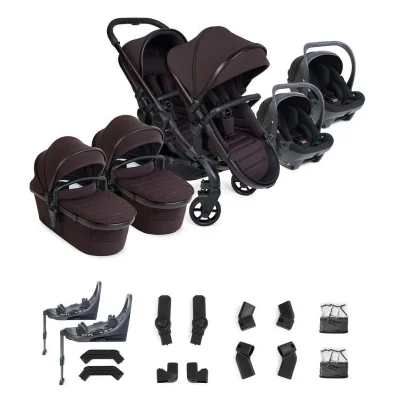 iCandy Peach 8 Editions Twin with Cocoon 360 and Base - Coco