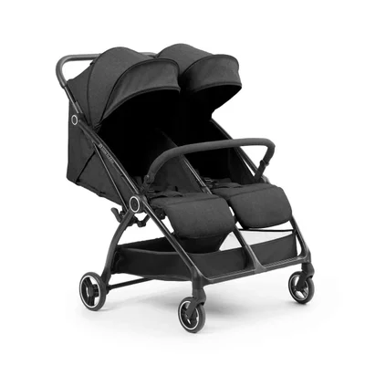 Ickle Bubba Aries Double Autofold Stroller- Graphite Grey - Stroller