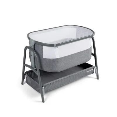 Ickle Bubba Bubba&Me Luxe Bedside Crib - Biscuit
