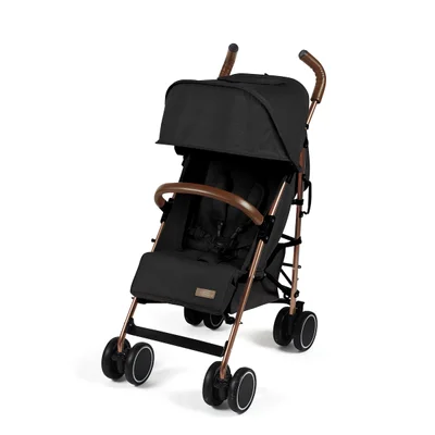 Ickle Bubba Discovery Stroller- Black & Rose Gold - Stroller