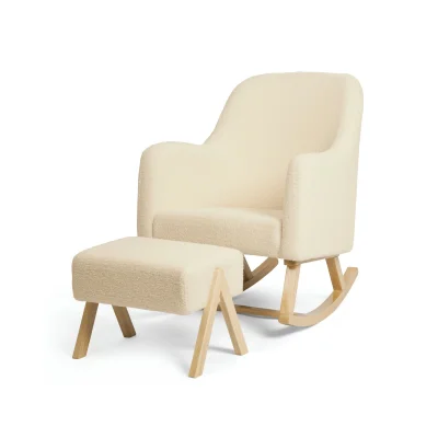 Ickle Bubba Roxby Nursery Chair and Stool - Cloud