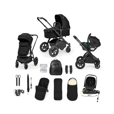 Ickle Bubba Stomp Luxe Elements 15 Piece Travel System - Raven