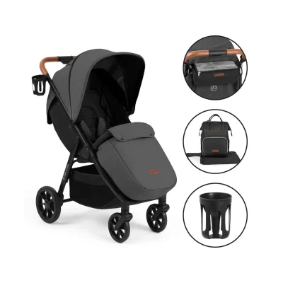 Ickle Bubba Stomp Stride Prime Stroller - Charcoal Grey