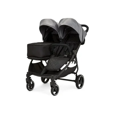 Ickle Bubba Venus Prime Double Stroller-Space Grey