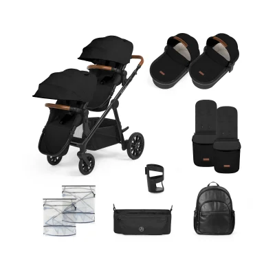 Ickle Bubba Virgo 12 Piece Pram System - Black