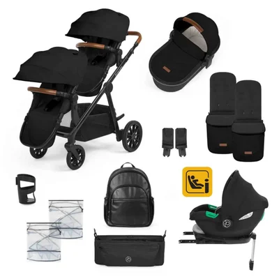 Ickle Bubba Virgo Duo Travel System 14 Piece- Black