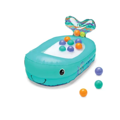 Infantino Whale Bubble Bath Inflatable Bath Tub