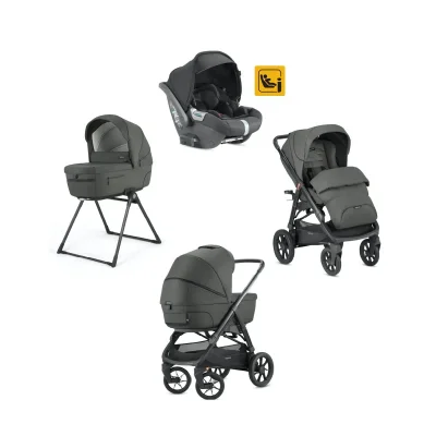 Inglesina Aptica XT Travel Quattro System-Black/Charcoal Grey