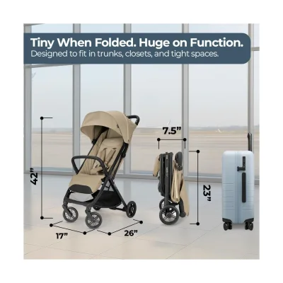 Inglesina Quid3 Stroller - Lunar Beige — image 4