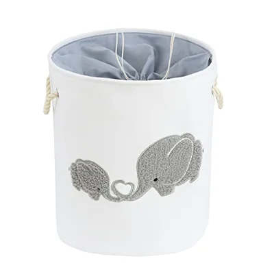 INough Baby Laundry Baskets Baby Hamper, Toy Basket for Kids Washing Basket, Toys Storage Basket for Soft Toy Animal Basket Safari Nursery Decor (Giraffe)