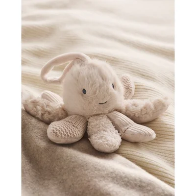 The White Company Natural Interactive Oscar Octopus - Size ONE