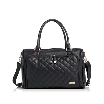 Isoki Double Zip Satchel Changing Bag - Ebony