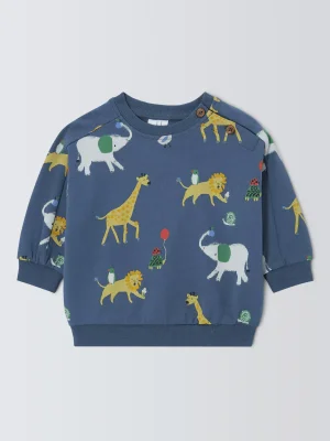John Lewis Baby Animal Sweater, Multi