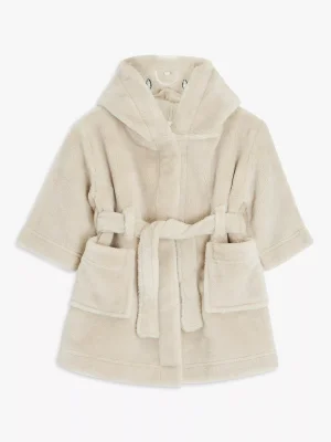 John Lewis Baby Bear Novelty Robe, Oatmeal