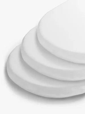 John Lewis Cotton Fitted Moses Basket Sheet, Pack of 3, 28 x 74cm - Default