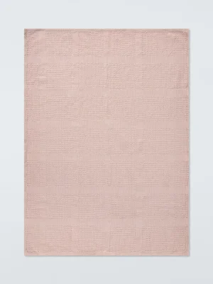 John Lewis Essential Cellular Blanket, Pink