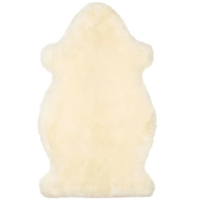John Lewis Lambskin Baby Comforter, Ivory