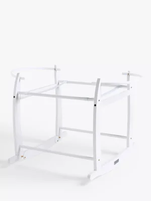 John Lewis Pinewood Moses Basket Stand - White