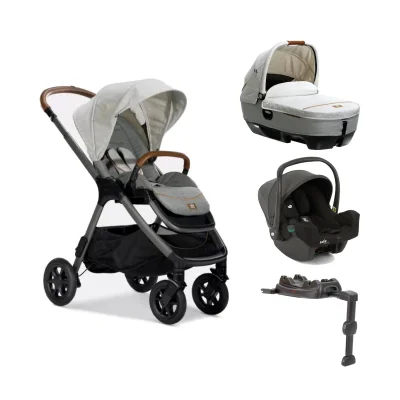 Joie Finiti Signature 4in1 Travel System with Joie I-Snug 2 Car Seat - Oyster