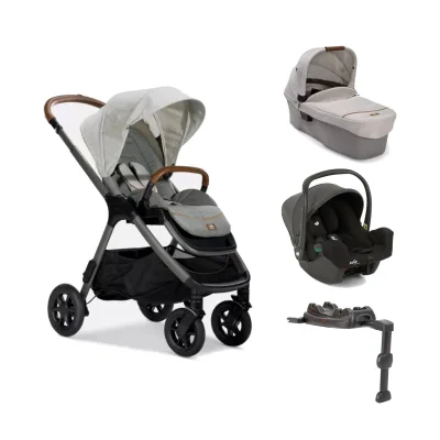 Joie Finiti Signature 4in1 Travel System with Joie I-Snug 2 Car Seat - Oyster