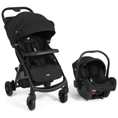 Joie i-Muze LX Stroller Travel System Bundle with i-Juva i-Size R129 Belt-Fitted Car Seat Raven - Default