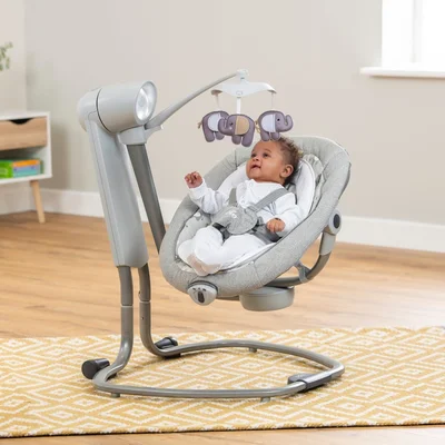 Joie Serina Swivel Baby Swing Elephant Duo - Default