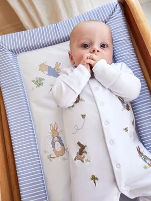 JoJo Maman Bébé Blue Peter Rabbit Changing Mat - Size ONE - Blue
