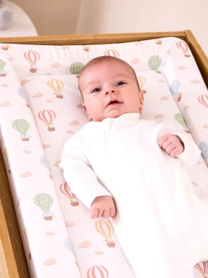 JoJo Maman Bébé Cream Hot Air Balloon Changing Mat - Size ONE