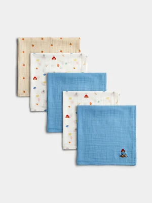 JoJo Maman Bébé Paddington Muslins - Size ONE
