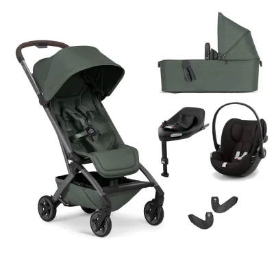 Joolz Aer2 + CYBEX Cloud Travel System - Forest Green / Without Cot/Nest / Cloud T + Base