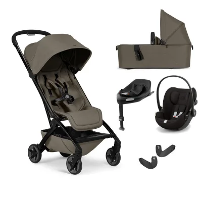 Joolz Aer2 | CYBEX Cloud Travel System - Sandy Taupe / No Carrycot / Cloud G3 + Base