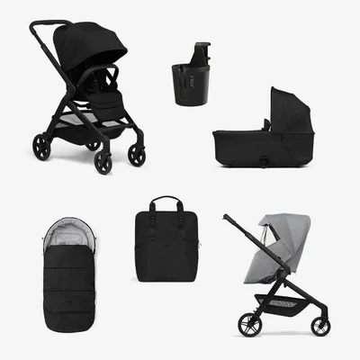 Joolz Hub 2 Essential Newborn Bundle - Space Black