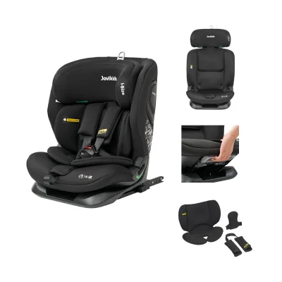 JoviKids Cici Group 1/2/3 i-Size Child Car Seat - Group 1/2/3 / Black