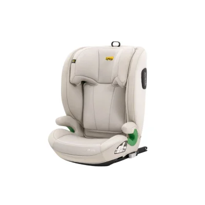 JoviKids Leon i-Size Group 2/3 Booster Car Seat – Milkstone - Group 2/3 / Grey, Pink