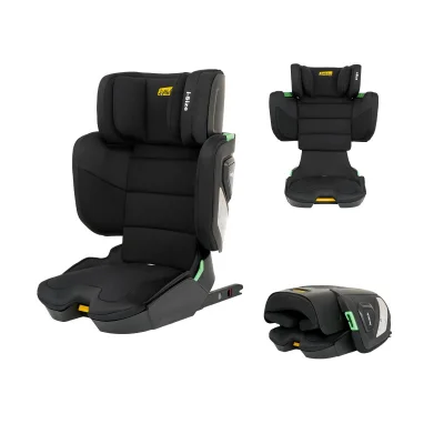 JoviKids Rober Portable i-Size Highback Group 2/3 Booster Car Seat (100-150cm) - Group 2/3 / Black
