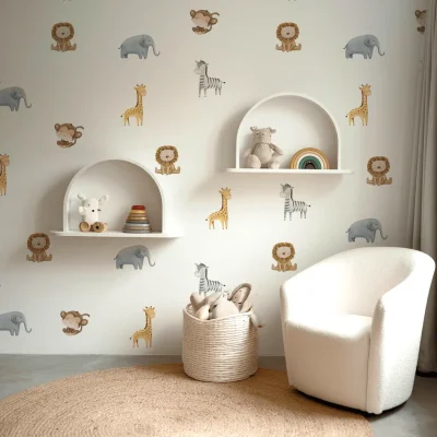 Jungle Joy Nursery Wall Stickers - Default
