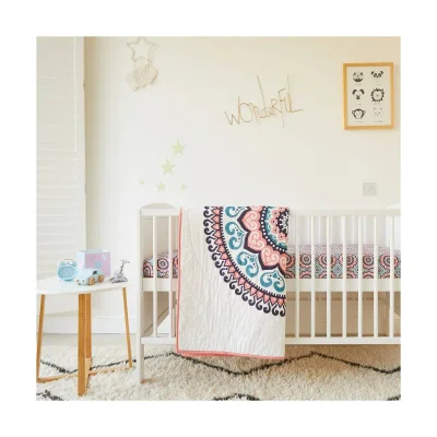 Kabode Cot & Cot Bed Quilted Blanket-Ankara