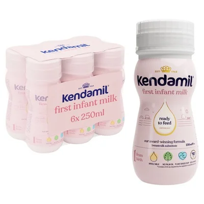 Kendamil Ready To Feed First Infant Milk 6X250ML