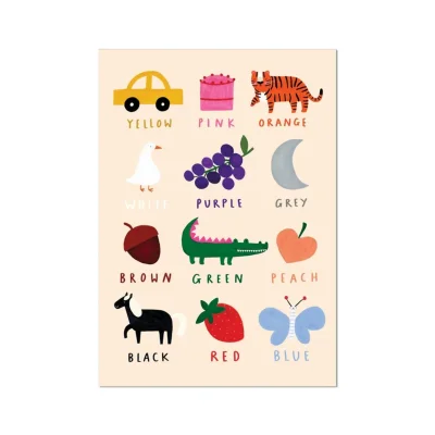 Kid of the Village Colours Fine Art Print