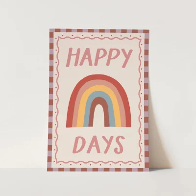 Kid of the Village Happy Days Fine Art Print