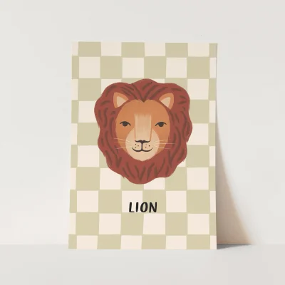 Kid of the Village Lion Fine Art Print