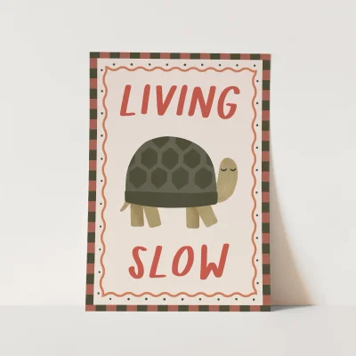 Kid of the Village Living Slow Fine Art Print