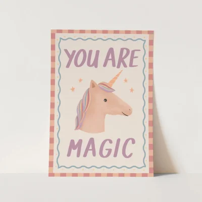 Kid of the Village You Are Magic Fine Art Print